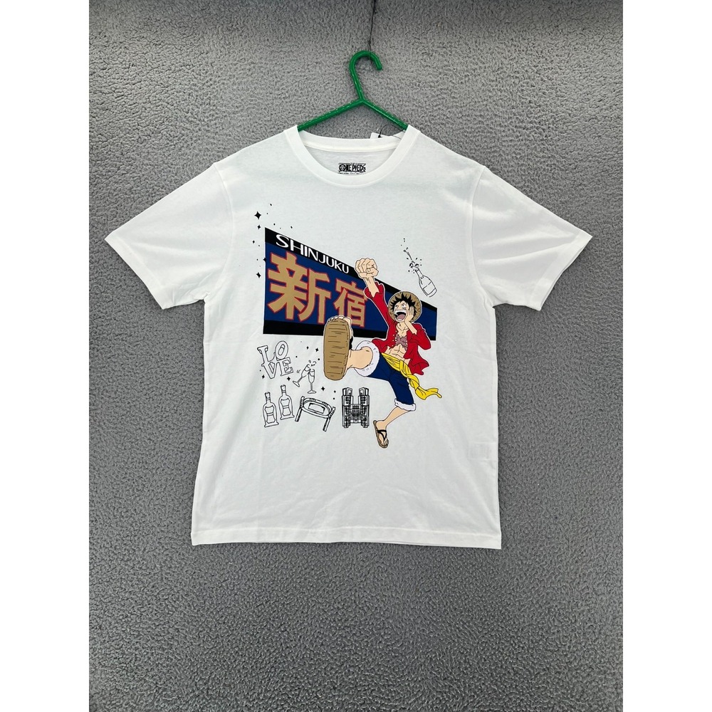 One Piece Luffy D Monke Super Elastic Punch Anime Tee Adult Large NWT‎